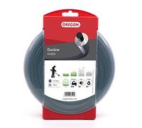 Oregon Fil de débroussailleuse Matériau double 2.7mm, Coupe herbes hautes, mauvaises herbes, végétation dense, Fil nylon haute résistance, compatible avec modèles standards, 2.7mm x 70m (545828)