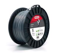 Oregon Fil de débroussailleuse Matériau double 2.7mm, Coupe herbes hautes, mauvaises herbes, végétation dense, Fil nylon haute résistance, compatible avec modèles standards, 2.7mm x 140m (545829)