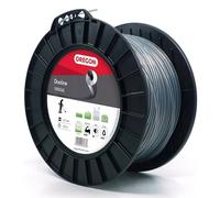 Oregon Fil de débroussailleuse Matériau double 3mm, Coupe herbes hautes, mauvaises herbes, végétation dense, Fil nylon haute résistance, compatible avec modèles standards, 3.0mm x 120m (106504E)