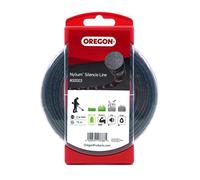Oregon Fil de débroussailleuse Nylon 2.4mm, Coupe Herbes Hautes, Mauvaises Herbes, végétation Dense, Fil Nylon Haute résistance, Compatible avec modèles Standards, 2.4mm x 15m (800003)