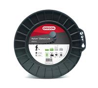 Oregon Nylium Silencio - Fil de Coupe Rond en Nylon de Rechange pour coupe bordure à batterie, Diamètre 2,7 mm, Bobine de 140 m (800016)