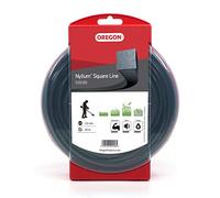 Oregon Fil de débroussailleuse Nylon Carré 3.5mm, Coupe herbes hautes, mauvaises herbes, végétation dense, Fil nylon haute résistance, compatible avec modèles standards, 3.5mm x 30m (539165)