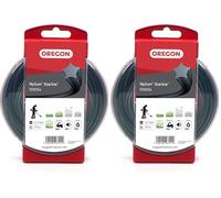 Oregon Fil de débroussailleuse Nylon Étoile 2.7mm, Coupe Herbes Hautes, Mauvaises Herbes, végétation Dense, Fil Nylon Haute résistance, Compatible avec modèles Standards, 2.7mm x 15m (559054)