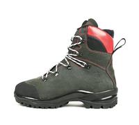 OREGON Fiordland - Chaussures de Sécurité pour Tronçonneuse de Classe 2, Bottes Imperméables en Cuir Nubuck Véritable Haute Qualité, Résistantes Chaud Froid, Chaussures pour Bûcherons (Taille 41 EU)