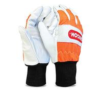 Oregon - Gants de Sécurité en Cuir pour Tronçonneuse, Protection de la Main Gauche, Taille L (91305L)