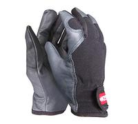 Oregon Gants de travail en cuir et tissu extensible, poignets ajustables, anti-coupure M