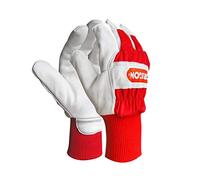 Oregon Gants de Travail Cuir et Tissu Extensible, Taille Unique