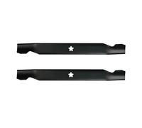 Oregon Kit de 2 Lames de 53.5cm pour Tondeuse, Fixation Étoile à 5 | Remplace Husqvarna 127843, 138498, 5321278-43, AYP, compatible avec Husqvarna YT130, YT150, Jonsered et Partner