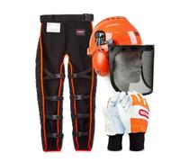 Oregon Kit de vêtements de travail de sécurité pour travail à la tronçonneuse Pour femme Type A Universel Avec pantalon avant, gants et casque