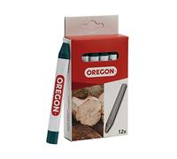 Oregon - Lot de 12 Craies de Marquage Vertes à 6 Faces, Multi-surface - Bois / Métal / Pierre / Béton / Tuiles / Céramique / Plastique / Verre & plus encore (295362)