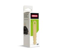 Oregon Lot de 12 Lames de Remplacement en Nylon Dentelé, Résistantes aux Chocs, pour Herbe, Mauvaises Herbes et Végétation Dense, Compatibles Avec la Tête à 3 Lames