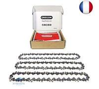 Oregon - Lot de 3 Chaînes de Tronçonneuse pour Guide-Chaîne de 14" (35 cm), 50 Maillons d'Entraînement, Faible Rebond, Compatibles avec plusieurs modèles Stihl
