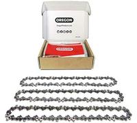 Oregon - Lot de 3 Chaînes de Tronçonneuse pour Guide-Chaîne de 14" (35 cm), 52 Maillons d'Entraînement, Faible Rebond, Compatibles avec Husqvarna, McCulloch, Bosch, Ferrex, Primaster et autres