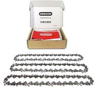 Oregon - Lot de 3 Chaînes de Tronçonneuse pour Guide-Chaîne de 16" (40 cm), 56 Maillons d'Entraînement, Faible Rebond, Compatibles avec Einhell, McCulloch, Black & Decker et autres