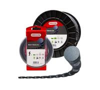 Oregon Nylium Silencio - Fil de Coupe Rond en Nylon de Rechange pour coupe bordure à batterie, Diamètre 2,0 mm, Bobine de 126 m (800009)