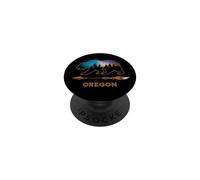 Oregon Ours Noir Wildlife Randonnée Camping Souvenir PopSockets PopGrip Adhésif
