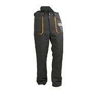 Oregon - Pantalon de Sécurité Yukon pour Tronçonneuse, Protection de Classe 1, Noir, S (EU 42-44)