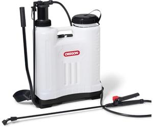 Oregon - Pulvérisateur à Dos de Jardin pour Désherbant/Produits avec Lance et 2 Buses de Pulvérisation Réglables, 16 litres