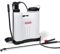 Oregon - Pulvérisateur à Dos de Jardin pour Désherbant/Produits avec Lance et 2 Buses de Pulvérisation Réglables, 16 Litres