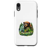 Oregon Randonnée Ours Forêt Cascade Vibes Coque pour iPhone XR