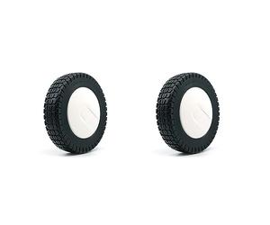 Oregon Roue universelle pour toutes les tondeuses à gazon courantes - 175 mm (Lot de 2)