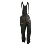 Oregon - Salopette de Sécurité Yukon pour Tronçonneuse, Protection de Classe 1, Noir, 2XL (EU 58-60)
