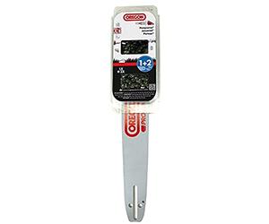 Oregon Schneidgarnitur 140SDEA074 et 2 x 91P050E 543482 Rail avec 2 chaines pour tronçonneuse
