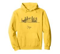 Oregon The Beaver State Skyline Souvenirs de voyage Paysage urbain Sweat à Capuche
