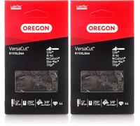 OREGON VersaCut - Chaîne de Tronçonneuse pour Guide-Chaîne 30 cm (12") / Pas 3/8" Low Profile/Jauge 1,3 mm/Gouges demi ronde / 44 Maillons d'Entraînements - Compatible avec Stihl & autres (91VXL)