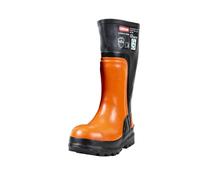 Bottes en caoutchouc de sécurité pour le tronçonnage SB Oregon Yukon orange / noires pointure 41