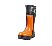 Bottes en caoutchouc de sécurité pour le tronçonnage SB Oregon Yukon orange / noires pointure 42