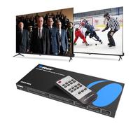 OREI Commutateur matriciel HDMI 4 x 2, commutateur 18 G UltraHD avec Arc Prend en Charge jusqu'à 4K @ 60 Hz et 1080p IR Audio Extracteur Arc EDID HDCP 2. Télécommande - Sélection de Matrice complète