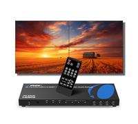 OREI Contrôleur mural vidéo 4K pour affichage multi-écrans avec entrées HDMI et USB-C, entrée 4K @ 60 Hz et sortie 1080p, rotation à 180°, contrôle RS-232 et sortie audio optique