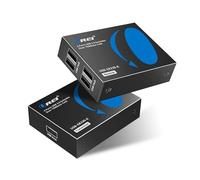 OREI Extendeur HDMI sur Seul cble Cat5e/Cat6 One à de Nombreux Kit d'extendeur 400 Ft - 4K @ 30Hz Noir