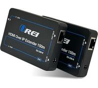 OREI Rallonge HDMI sur Ethernet avec CAT5/CAT6, jusqu'à 100 m - Boucle HDMI - Distribution de Signal Full HD 1080p avec Prise en Charge d'une Connexion Une à Plusieurs.