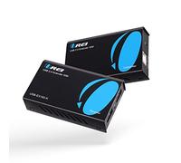 OREI Rallonge USB sur Cat5e/6 jusqu'à 50 m - Étend le signal USB 2.0 sur Ethernet LAN avec 2 ports - Câble d'alimentation pour extension longue distance prend en charge tous les systèmes