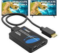 OREI Répartiteur HDMI 4K 1 entrée 2 sorties 4:4 8 bits - HDMI 2.0, HDCP 2.2, 18 Gbit/s, 4K @ 60Hz HDMI Duplicateur/distributeur UltaHD haute résolution 1x2 (UHDS-102C)