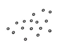 Oreilet 100 Pièces Marqueur Numérisation 3D, Autocollants Cible Positionnement Réflexion Diffuse 6 Mm, Marqueurs Points Référence Magnétiques Résistants à Pluie pour Numérisation 3D