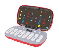 Oreilet 2026 Nouvelle Machine Jeu de Rythme, Jouet Piano électronique à Poussée Rapide Portable avec Musique et Lumière, Jeu Puzzle Machine à Poussée Rapide pour Enfants 3 à 16 Ans (Rouge)