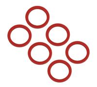 Oreilet 6 Pièces de Remplacement de Joint de Tête de Groupe Rouge pour Machine à café E61, Joint de Tête de Groupe de Brassage en Silicone de qualité Alimentaire de 8,0 Mm d'épaisseur, Résistant à la