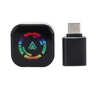 Oreilet Adaptateur Voiture Filaire vers sans Fil, Adaptateur Automatique 2 en 1 avec Connexion Automatique, Boîtier D'interconnexion Système monté sur Véhicule, pour Téléphone iOS