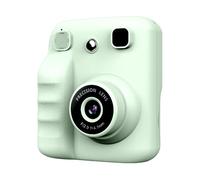 Oreilet Appareil Photo Instantanée pour Enfants Numérique Vidéo 48MP avec 2 Papiers d'impression pour Garçons Filles 4 5 6 7 8 9 10 Ans, Jouets Tout-Petits,Tête d'impression 200 DPI (Green)