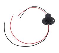 Oreilet Bague Collectrice électrique 2 Fils, Joint Rotatif électrique Rotation 360 Degrés, 10 A, 250 Tr/min, Anneau Collecteur 22 Mm Diamètre pour équipement Test, Plateau Tournant