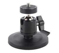 Oreilet Base Montage Caméra Magnétique, Support Mural 1/4 Pouces avec Revêtement en Caoutchouc Super, Support Base Magnétique avec Mini Rotule à 360 ° pour Caméra sécurité Mobile