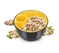 Oreilet Bol à Pistache, Bol de Service de Collation Moderne avec Rangement de Coquilles, à Double Noix pour la Cuisine à Domicile, Porte-écrou de Fête (Style 2)