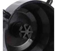 Oreilet Bouchon Rinçage pour Tuyau D'égout de RV, Bouchon Rinçage pour Tuyau de Vidange des Eaux Usées de Remorques de RV avec Vanne Contrôle Débit D'eau, pour un Glissement Facile