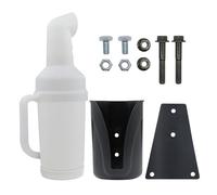Oreilet Bouteille de Sable pour Chariot de Golf avec Support, Bouteille Sable Chariot Golf, Seau Léger pour de, Remplissage et Graines pour EZGO (Bouche inversée 1 Jeu)