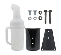 Oreilet Bouteille de Sable pour Chariot de Golf avec Support, Bouteille Sable Chariot Golf, Seau Léger pour de, Remplissage et Graines pour EZGO (Bouche Avant 1 Jeu)