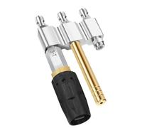 Oreilet Buse Rotative M5 pour Nettoyeur Haute Pression, Buse à Savon Longue Portée Haute Pression, Connexion Rapide 1/4 Po, 1 000-4 050 Psi, 3-7 Gal/Min, Embout de Tir 3 en 1
