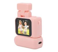 Oreilet Caméra Numérique, 1080p 1,44 Pouce Caméra Vlog avec Flash pour Voyages,Campus, L'école, Caméscope Point Tir pour Enfants Filles, Prend en Charge jusqu'à 128 Go Carte Mémoire (Rose)